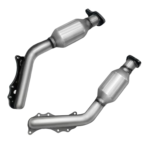 JT Exhaust Catalytic Converter Compatible with 2003-2009 Toyota 4Runner, 2005-2011 Toyota Tacoma, 2007-2009 Toyota FJ Cruiser 4.0L (EPA Compliant)(Catalyst+ Grade) - size: for 2003-2009 4Runner 4.0L Front SET