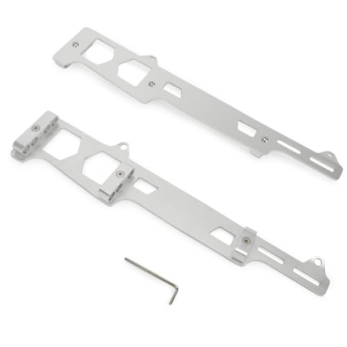 Spark Plug Wire Loom Holders Compatible with Chevy 350 Small Block SBC - color: silver