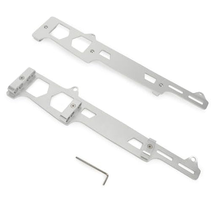 Spark Plug Wire Loom Holders Compatible with Chevy 350 Small Block SBC - color: silver