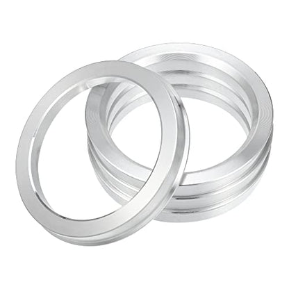 X AUTOHAUX 4pcs OD 83.1mm to ID 66.9mm Aluminum Alloy Hub Centric Rings - size: 83.1mm-66.9mm