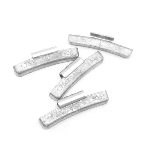 MC Type 1.75oz Wheel Weights Lead Clip on 25Pcs/Box Fits Alloy Rim - size: MC-1.75 Oz