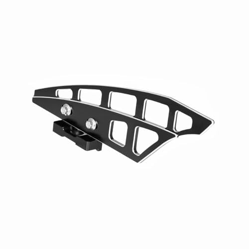 KLR650 Rear Chain Guard Cover Protector Motorcycle Chain Cover Aluminum Compatible with KLR 650 2008-2018 Black - color: 132 black