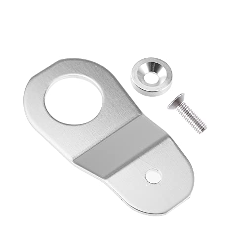 X AUTOHAUX Engine Water Tank Radiator Bracket Radiator Stay Mount Bracket and Washer Kit for Honda Civic 1996-2000 Aluminum Alloy Silver Tone 1 Set - color: Silver Tone