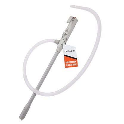 DEWAY Fuel Transfer Pump, Gas Can Pump, 51" Hose, Basic, 4 AA - style: Basic - No Auto-Stop