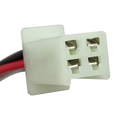 Ignition Switch for Chinese ATV, Key Ignition for Coolster Taotao Sunl Apollo, Key Switch with 4 Wire Replacement for 50cc 70cc 90cc 110cc 125cc Scooters and Dirt Bikes, Pack of 2pcs