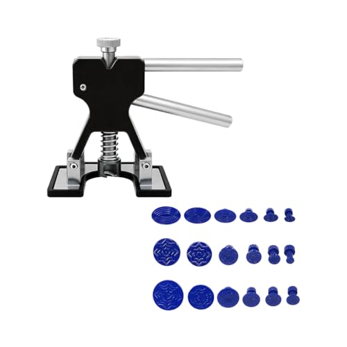 19 Pack Paintless Automotive Dent Puller Tool Kit, Black - size: 19PCS/Black