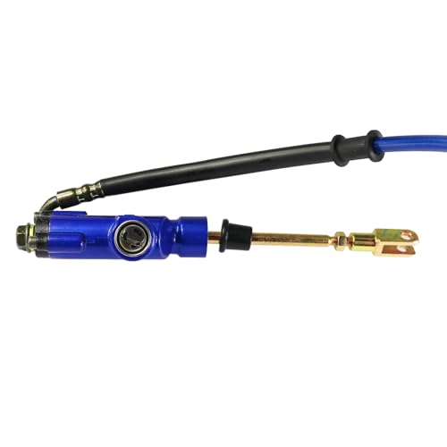 PRO BAT 15mm/0.59" Rear Brake Caliper Master Cylinder w/Brake Pad Kit - color: Blue, size: 15mm