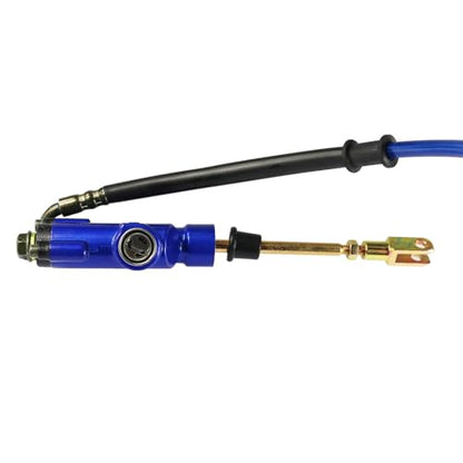 PRO BAT 15mm/0.59" Rear Brake Caliper Master Cylinder w/Brake Pad Kit - color: Blue, size: 15mm