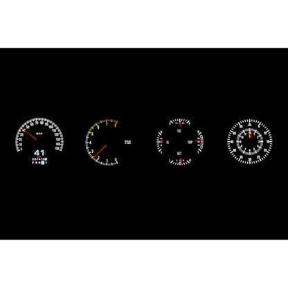 Dakota Digital RTX-70D-CLG-X Retrotech Gauge Instrument System Compatible with 1970-74 Challenger and 1970-74 Cuda with Rallye Dash