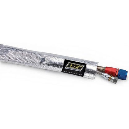 Design Engineering Heat Sheath Aluminized Sleeving – 3/4" I.D. x 3 ft - size: 3/4" I.D.