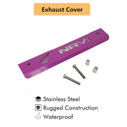 Motorcycle Exhaust Cover Compatible with Honda Navi (Passion Pink)