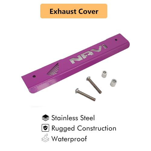 Motorcycle Exhaust Cover Compatible with Honda Navi (Passion Pink)