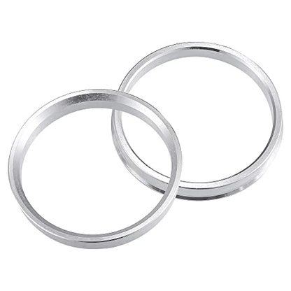 X AUTOHAUX 4pcs OD 74.1mm to ID 65.1mm Aluminum Alloy Hub Centric Rings - size: 74.1-65.1mm