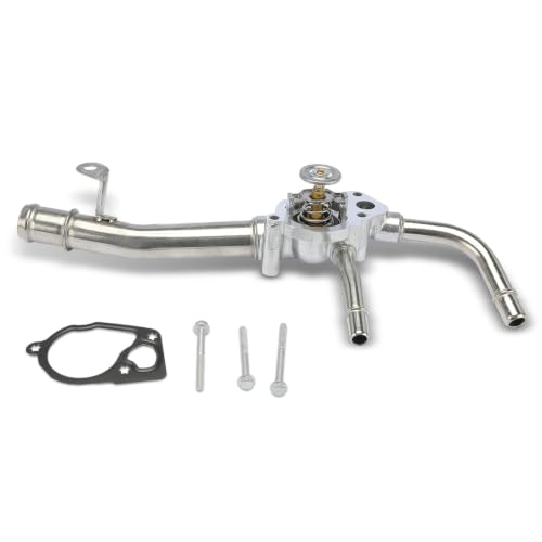 A-Premium Upgraded Aluminum Engine Coolant Thermostat Housing Assembly