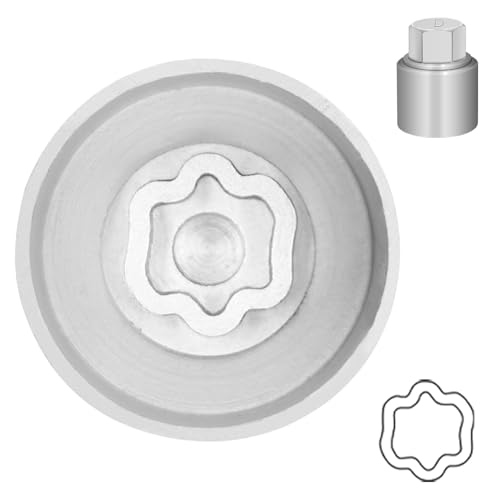Type D Wheel Locking Nut Key for Land Rover, Lug Nut Removal Tool - size: Socket D