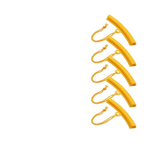 5PCS Car Tire Changing Rim Protector, Vehicle Fixing Wheel Changer Guard Edge Saver, Auto Tyre Changing Hub Rim Protective Cover, Universal for Sedan Truck Motorcycle (Yellow) - color: Yellow