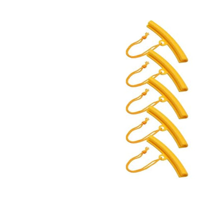 5PCS Car Tire Changing Rim Protector, Vehicle Fixing Wheel Changer Guard Edge Saver, Auto Tyre Changing Hub Rim Protective Cover, Universal for Sedan Truck Motorcycle (Yellow) - color: Yellow
