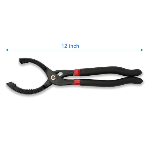 Premium 12inches Adjustable Oil Filter Wrench Pliers
