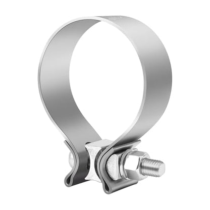 EVIL ENERGY 2.0 Inch Exhaust Clamp,Narrow Band Muffler Clamp Stainless Steel for Pipes,Mufflers,Catalytic Converters 2PCS - size: 2.0 inch