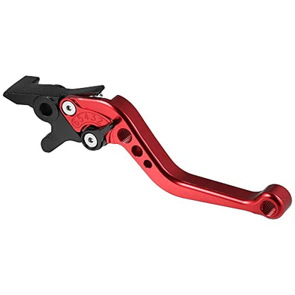 Motoforti Adjustable Brake Clutch Levers for Honda CBR250R 2012-2013 Red Aluminum Alloy 1 Pair - color: Red