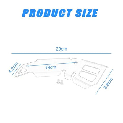 XR650L Silencer Header Pipe Guard Protective Compatible with XR 650L 1993-2025 Motorcycle Exhaust Muffler Pipe Heat Shield Cover (Black) - color: Black