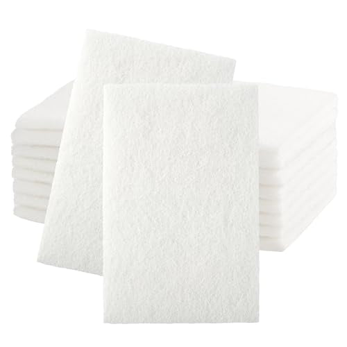10PCS 6” x 9” White 1200 Grit Light Duty General Purpose Scuff Pads - color: 1200grit-White