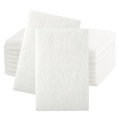10PCS 6” x 9” White 1200 Grit Light Duty General Purpose Scuff Pads - color: 1200grit-White