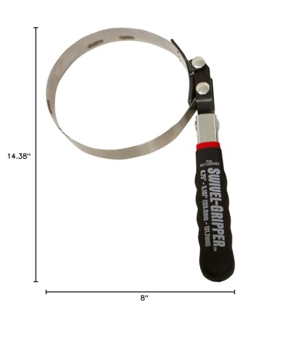 Lisle 57060 5" Tractor Swivel Gripper - size: 4.75-5.187" / 120.6-131.7mm