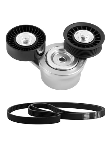 Serpentine Drive Belt Tensioner w/Pulley Kit for 2002-2012 Liberty V6 3.7L