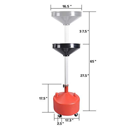 AAIN AA045 8-Gallon Portable Waste Oil Drain