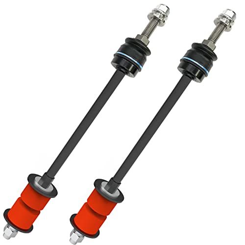 PAIR Front Sway Bar 6" Lift Extended Link Kit 4WD FITS Select Models Avalanche, Silverado, Tahoe, Sierra, Ram 1500, F-150, Hummer 2001-2018, Bushings Designed And Manufactured USA - size: 4"-6" Lift