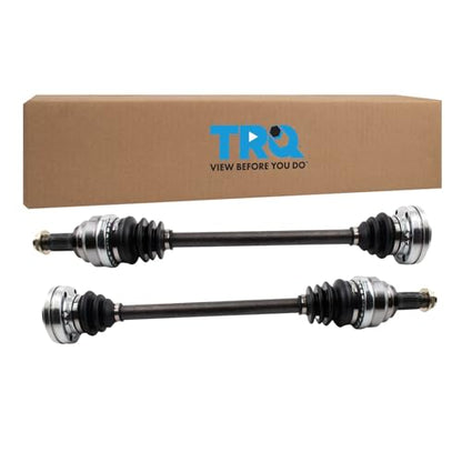 TRQ Rear Driver & Passenger Side CV Axle Assembly Set - style: CSA33044