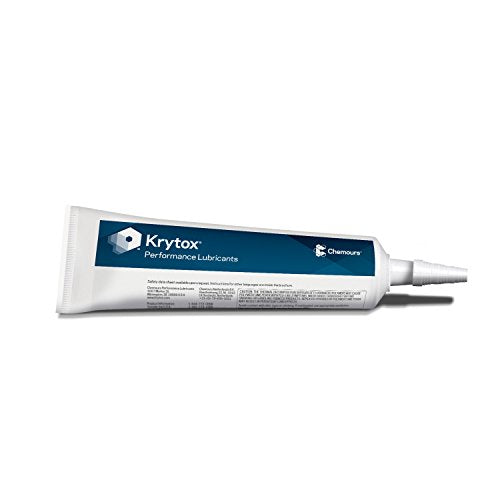 D12340492 Krytox GPL 206 Grease, Pure PFPE/PTFE, 8 oz Tube - size: 8 oz