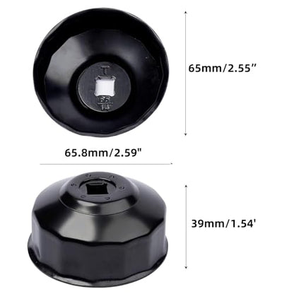 65mm 14 Flute Socket Heavy-Duty ATV UTV Oil Filter Wrench 2830550