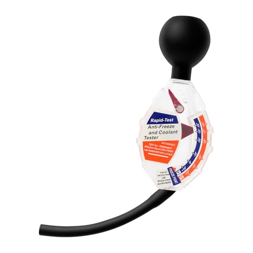 Professional Antifreeze Tester Automotive,Accurate Antifreeze Coolant Tester for Understanding The State of Coolant,Dial Type Anti Freeze Checker Universal Car Tool
