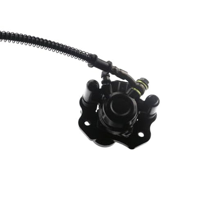 PRO BAT Rear Hydraulic Brake Assembly Caliper Master Cylinder Assembly Kit - color: Black