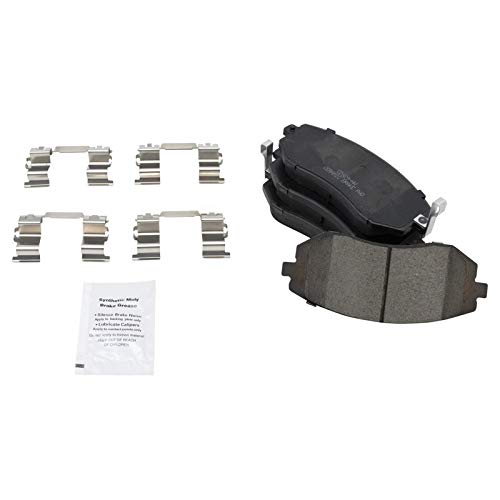 TRQ Front and Rear Brake Pad and Rotor Set Ceramic Vented Rotors - style: BKA11609
