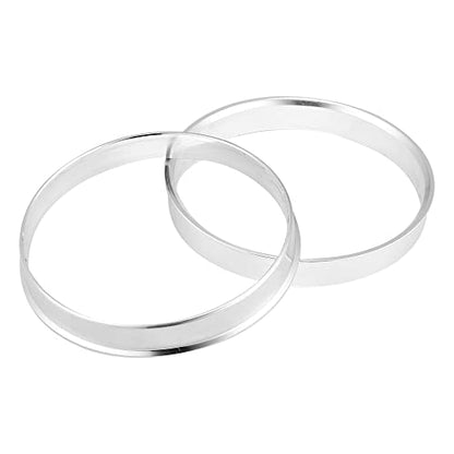 X AUTOHAUX 4pcs OD 67.1mm to ID 64.1mm Aluminum Alloy Hub Centric Rings