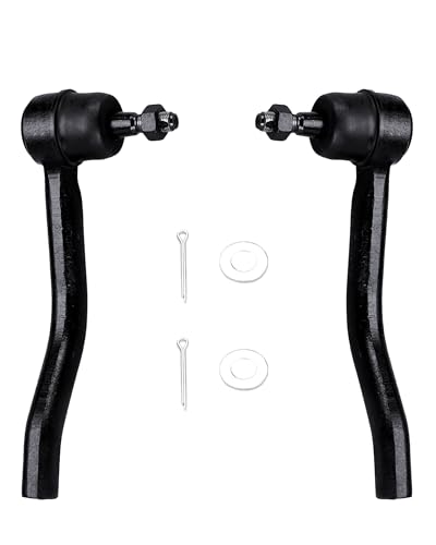 ES800357 ES800358 2Pcs Front Outer Tie Rod Ends for Nissan - size: ES800357 ES800358