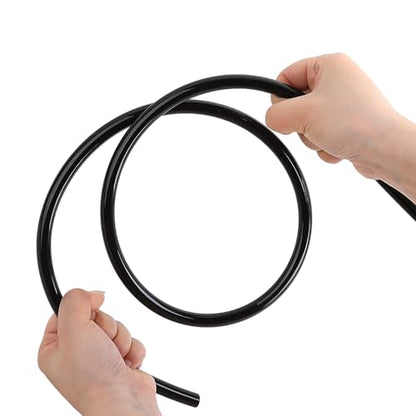 LokoCar 3/8" OD Nylon Airline 100ft DOT SAE J844 Air Brake Fluid Tube Black - size: 3/8" OD 100 Feet