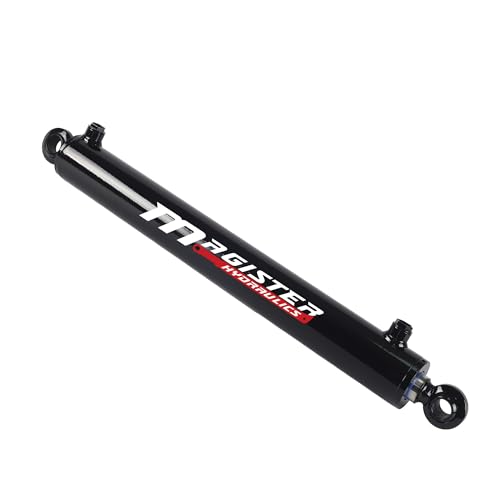 Swivel Ball Welded Hydraulic Cylinder - 2.5" Bore × 18" Stroke × 1.5" Rod Swivel Eye Hydraulic Ram - Double Acting Hydraulic Piston 3000 PSI - color: 2.5" Bore, size: 18" Stroke