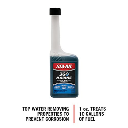 STA-BIL 360 Marine Fuel System Treatment, 10 oz - size: 10 oz.