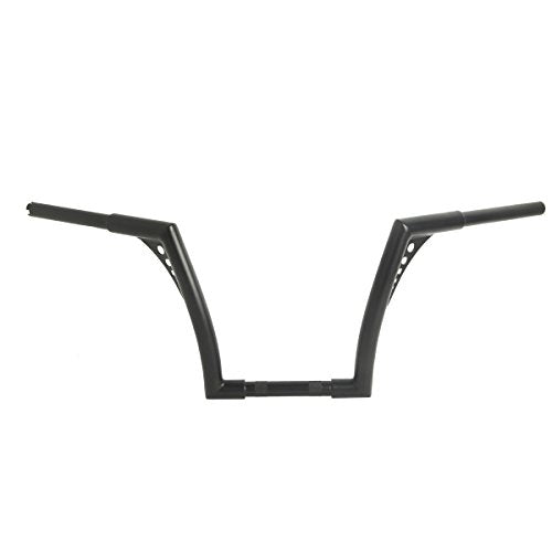 XMT-MOTO 12" Rise 1-1/4 Ape Hangers Handlebar Fit For Harley FLST FXST XL - color: Gloss Black, size: 12 INCH