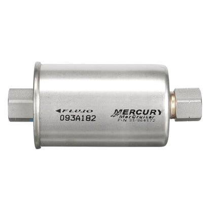 Quicksilver 864572 Replacement Inline Fuel Filter for MerCruiser Sterndrive and Inboard Gasoline Engines