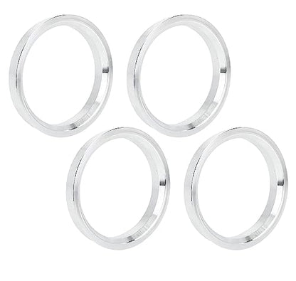 4pcs OD 66.1mm to ID 64.1mm Aluminum Alloy Car Hub Centric Rings Wheel Bore Center Spacer