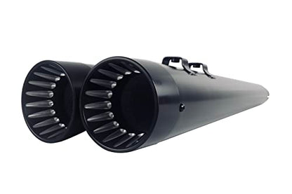 SHARKROAD Black 4.4'' Slip-On Mufflers for Harley 2017-up Touring Road King, Steet Glide, Road Glide, Electra Glide, 18BB