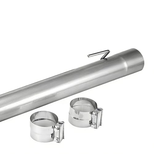 Stainless Steel Exhaust Pipe Kit for 2019-2025 Dodge Ram 2500/3500 6.7L 4" Powerstroke Diesel - size: for 2019-2025 Ram 2500/3500