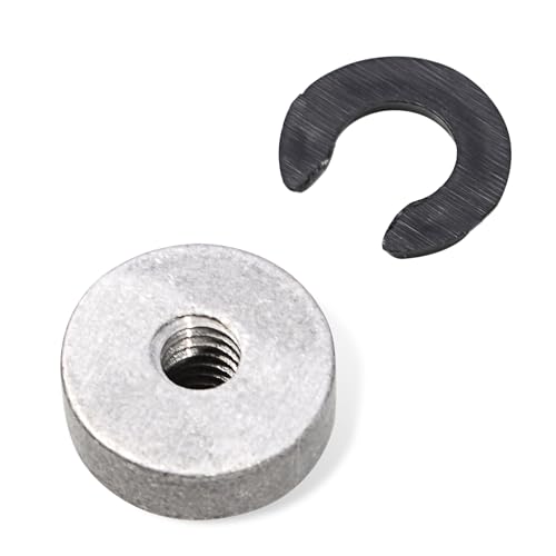FOVPLUE Fender Seat Nut Kit, for Harley 1997-2019 Softail, FLT Touring - color: SLIVER NUT/WASHER
