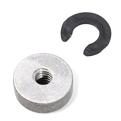 FOVPLUE Fender Seat Nut Kit, for Harley 1997-2019 Softail, FLT Touring - color: SLIVER NUT/WASHER