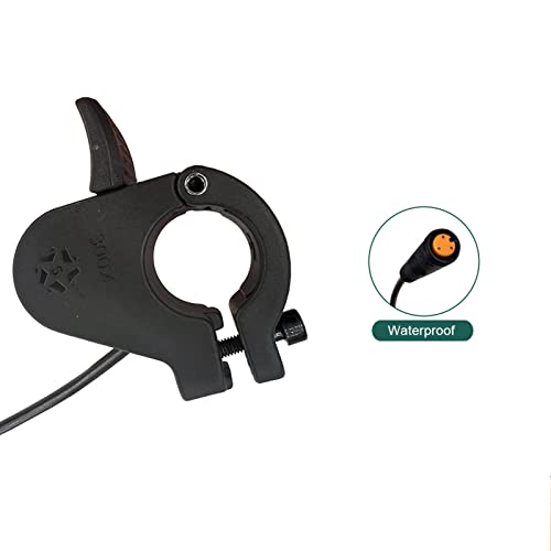LGEGE Thumb Throttle for BAFANG Motor Kit - 300x Finger Speed Accelerator Compatible with BAFANG Mid Drive Electric Bike, Waterproof 3PIN Female Plug for BBS01 BBS02 BBSHD Motor eBike